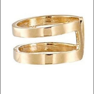 Loren Stewart, Yellow Gold, Two-Bar Ear Cuff